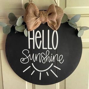 Handmade door hanger